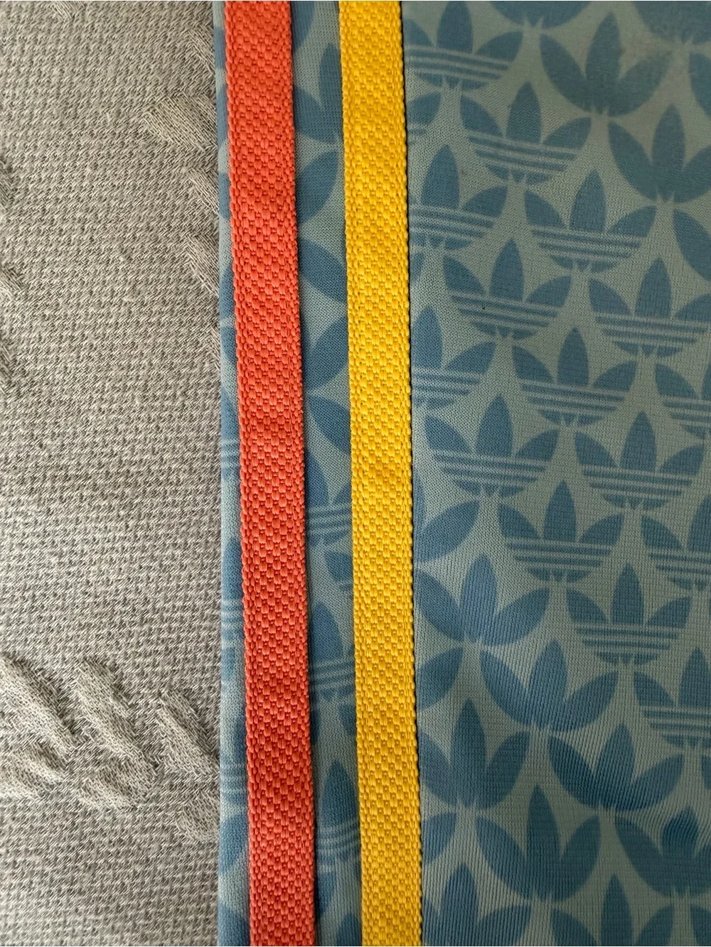 Adidas Originals | Monogram Track Pants | Clear Blue Girls XS | Trefoil Joggers